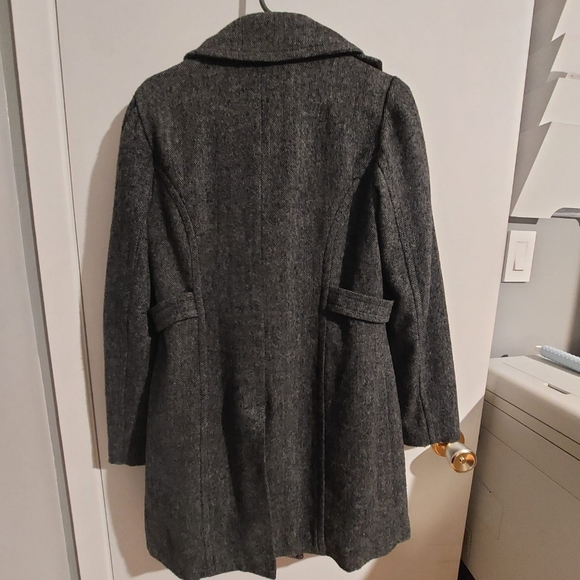 Tulle - women's double breasted coat - Picture 2 of 3